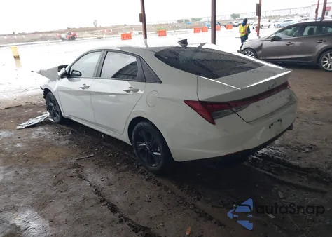 2023 Hyundai Elantra Hybrid Blue из США, поврежденный, VIN KMHLM4AJ2PU041468